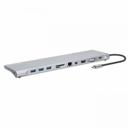 Docking Station USB-C 11-in-1 triplo monitor con MST