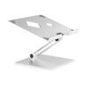 RESE durevole - supporto - pieghevole - per notebook/tablet - alluminio - argento - dimensioni dello schermo: 25,4-43,2 cm (10-17)