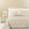 Copriletto Trapuntato Flory ! Caleffi – Raso Jacquard Matrimoniale,