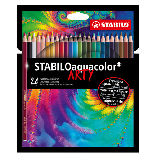 Astuccio 24 Pastelli Arty Aquacolor Stabilo