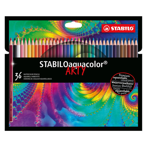 Astuccio 36 Pastelli Arty Aquacolor Stabilo