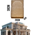 9,99pz-***-STOCK-***-Fregio-capitello-cimasa-per-esterno-in-xps-resinati-30x20x6cm-PD04-20