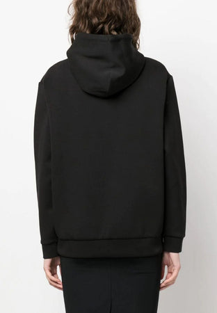 calvin klein FELPA MINIMAL LOGO SCUBA HOODIE da donna