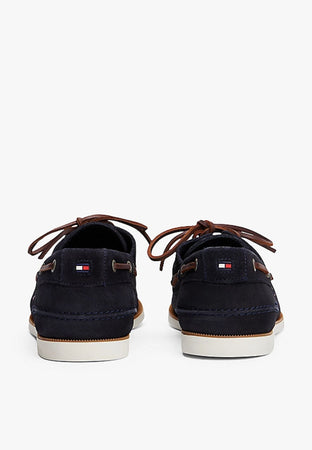 Tommy Hilfiger MOCASSINO TH BOAT SHOE CORE SUEDE da uomo