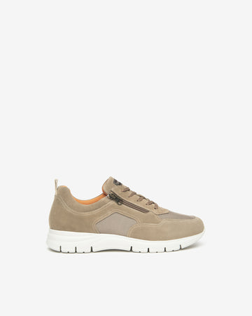 NeroGiardini Uomo sneakers in camoscio e tela