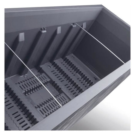 Fioriera Muret - DEROMA - Millennium R - Grigio cenere - Con riserva d'acqua - 79 cm