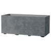 Muret Planter - DEROMA - Millennium R - Grigio cenere - Con riserva d'acqua - 59 cm