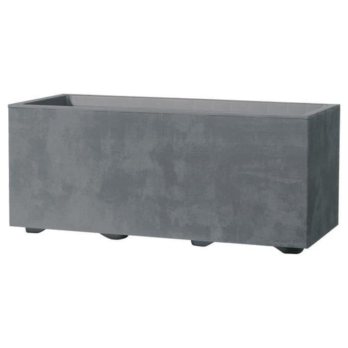 Muret Planter - DEROMA - Millennium R - Grigio cenere - Con riserva d'acqua - 59 cm