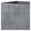 Muret Planter - DEROMA - Millennium R - Grigio cenere - Con riserva d'acqua - 59 cm