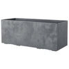 Fioriera Muret - DEROMA - Millennium R - Grigio cenere - Con riserva d'acqua - Ruote - 99 cm