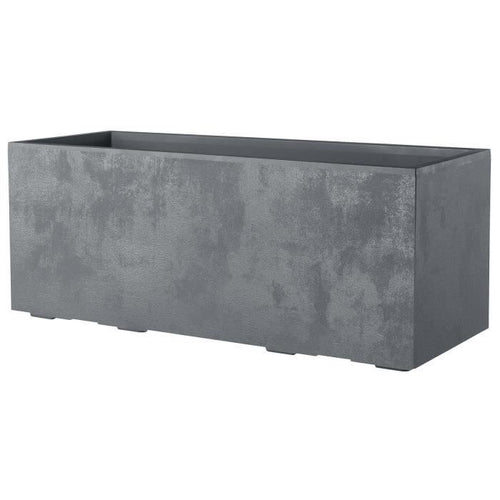 Fioriera Muret - DEROMA - Millennium R - Grigio cenere - Con riserva d'acqua - Ruote - 99 cm