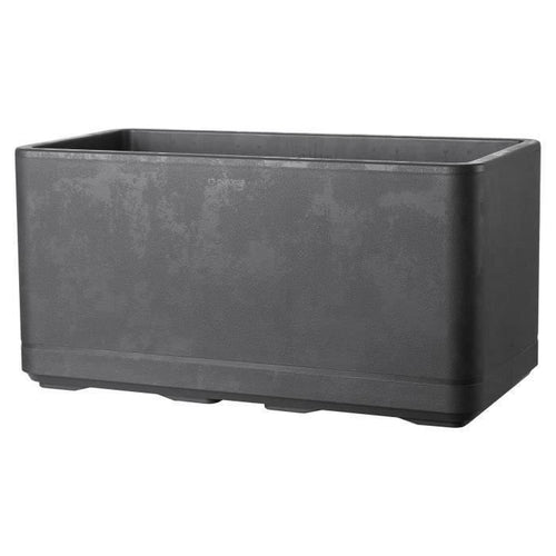 Fioriera Muret - DEROMA - Cosmo - Antracite - Con riserva d'acqua - Ruote - 78 cm