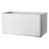 Fioriera Muret - DEROMA - Cosmo - Perla - Con riserva d'acqua - Ruote - 78 cm