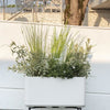 Fioriera Muret - DEROMA - Cosmo - Perla - Con riserva d'acqua - Ruote - 78 cm