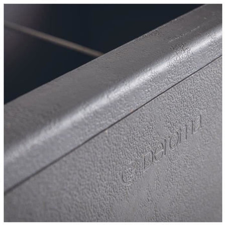 Fioriera Muret - DEROMA - Cosmo - Grigio cenere - Con riserva d'acqua - Ruote - 78 cm