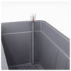 Fioriera Muret - DEROMA - Cosmo - Grigio cenere - Con riserva d'acqua - Ruote - 78 cm
