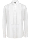 Dolce & Gabbana Camicia Smoking in cotone da uomo