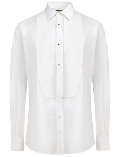 Dolce & Gabbana Camicia Smoking in cotone da uomo
