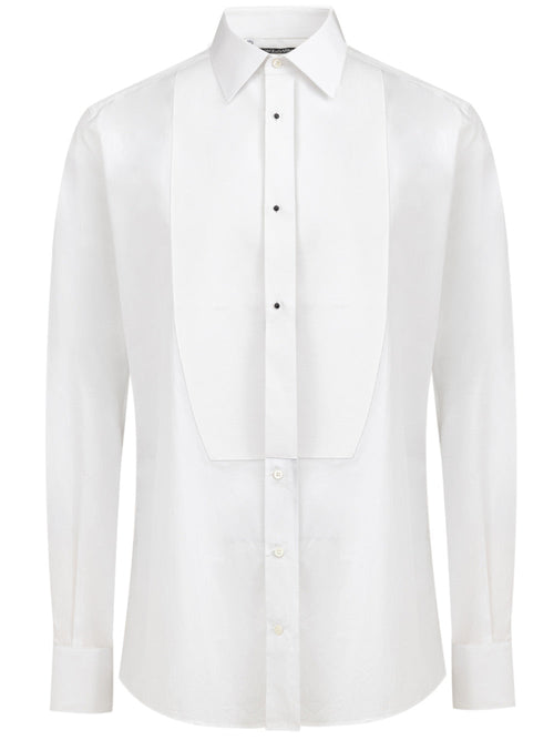 Dolce & Gabbana Camicia Smoking in cotone da uomo