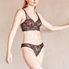 Completo Intimo Gisela 2B con Bustier in Pizzo