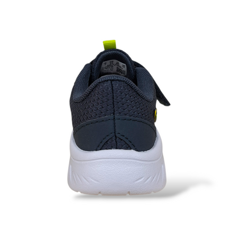 Puma FlexFocus Sneakers Bambino Grigio Giallo – Leggere con Velcro | Taglie 20-35