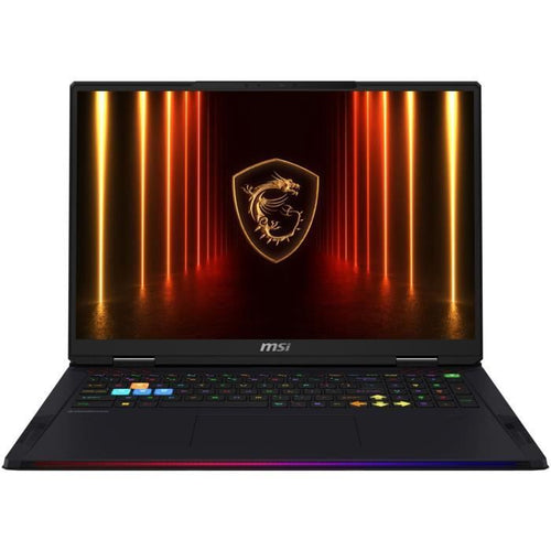 PC portatile da gioco - MSI - Raider 18 HX AI - 18 UHD+ MiniLED 120Hz - i9-285HX - 64 GB RAM - 4 TB SSD - RTX 5080 - Windows 11