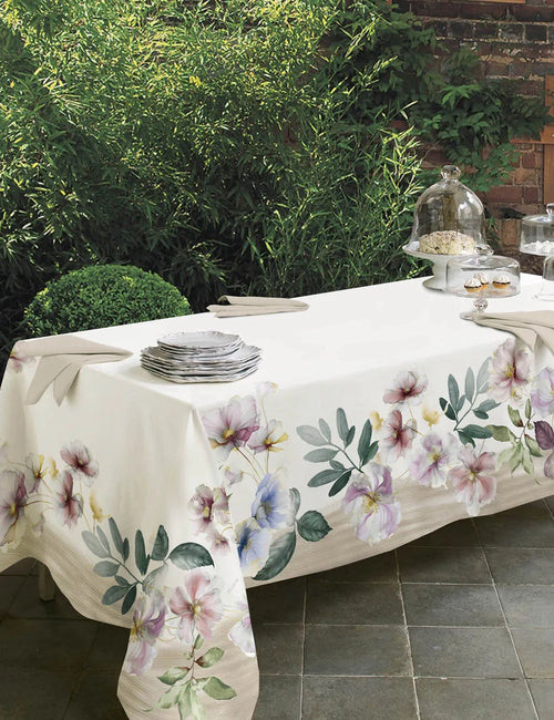 Sv Tavola x 12 Tessitura Randi Bouquet 150 x 270 Cm x 12 Cotone