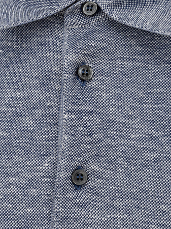 Corneliani Polo manica corta grigio da uomo