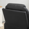 Poltrona Alzapersona Reclinabile max 135° con 8 Punti Massaggianti e Poggiapiedi, 88x92x106 cm, Nero BN2713-096BKBN2