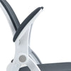 Sedia da Ufficio Ergonomica con Schienale a Rete e Altezza Regolabile, 65.5x61.5x88-97.5cm, Grigio YH6921-511V01GYYH6