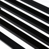 Panchina da Esterno Panca da Giardino Max 240kg Metallo 127 × 60 × 85cm Nero 84B-182BK