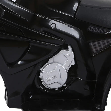Moto Elettrica per Bambini Max. 20kg con Licenza BMW, 3 Ruote, Batteria Ricaricabile 6V, Bianca Nera, 66x37x44cm GB5370-064BKGB5