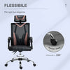 Sedia da Ufficio Ergonomica Inclinabile a 130° con Supporto Lombare e Cervicale, 58x62.5x112-120cm NM5921-469PKNM5