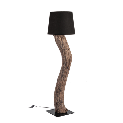 Piantana kleta in legno di teak riciclato h 120/180 cm
