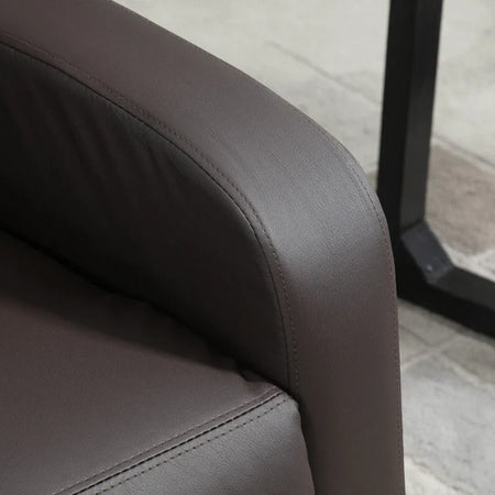 Poltrona Relax Massaggiante con Telecomando e 8 Programmi, Reclinazione e Poggiapiedi, 68x88x98cm, Marrone ZS1700-143V90BNZS1