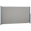 Tenda da Sole Laterale e Avvolgibile (3x1.6m) in Alluminio e Poliestere Imperemabile Anti-UV, per Vento/Privacy BG8840-210BG8