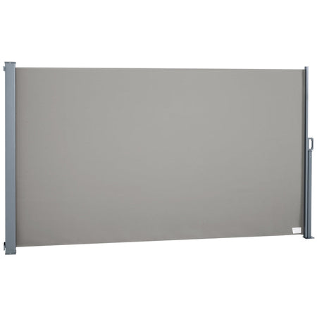 Tenda da Sole Laterale e Avvolgibile (3x1.6m) in Alluminio e Poliestere Imperemabile Anti-UV, per Vento/Privacy BG8840-210BG8
