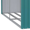 Legnaia con Struttura in Acciaio Galvanizzato e Base rialzata, 240x 86x160cm, Verde ZB5845-835V00GNZB5