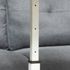 Scrivania Tavolino Porta PC Altezza Regolabile e Ruote  60x40x53-84cm Bianco QP9838-136WTQP9 , soggiorno salotto nero bianco marrone grgio alto basso design moderno sala moderno