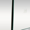 Armadietto con Specchio da Bagno a Parete in MDF con 3 Armadietti, 3 Ripiani e Luce LED, 90x15x65 cm, Nero WD6834-416BKWD6