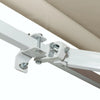 Tenda da Sole per Esterno a Bracci Avvolgibile con Apertura a Manovella, 360x250 cm, Crema BV5840-175V00CWBV5