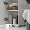 Colonna Bagno in MDF con Ripiano Aperto, Cassetto e Armadietto Chiuso, 37x32.5x170 cm, Bianco TG8834-633V00WTTG8