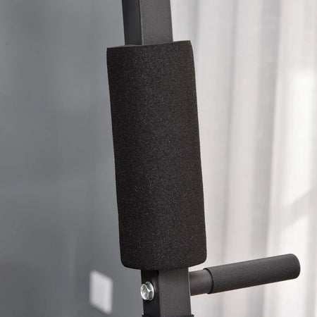Stazione Fitness Multifunzione per Allenamento a Casa e Professionale in Acciaio, 148x108x207 cm, Nero ZM4A91-132ZM4