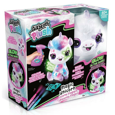 Airbrush plush magic unicorn  linea peluche my pets