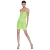 Relish vestito corto verde flou Errai Vestiti Relish