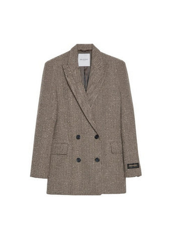 ERMANNO SCERVINO giacche donna ermanno scervino - giacca d.petto - marrone da donna