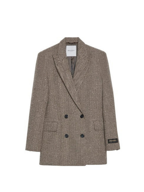 ERMANNO SCERVINO giacche donna ermanno scervino - giacca d.petto - marrone da donna