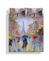 Sogni d'autore Parure Lenzuola Copriletto Matrimoniale Rainy Paris SD18 B56 - Passarelli Biancheria