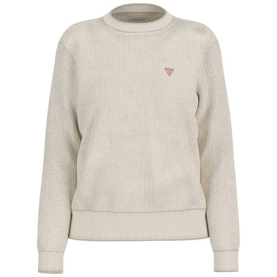 Guess pullover bianco GJ mini logo W4BR08Z3HM1G293