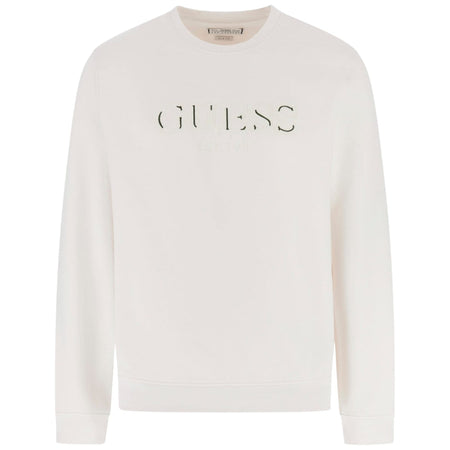 Guess felpa panna con logo M5BQ08 K9Z21 G018